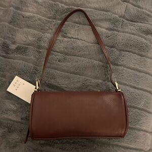 a new day Rich Maroon Gold Shoulder Bag